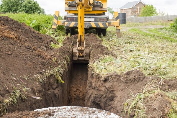 Drainage Trench Installation in Lodi