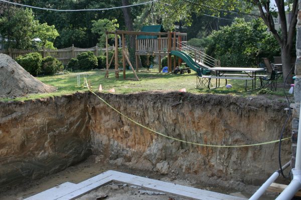 Footer Digging in Lodi