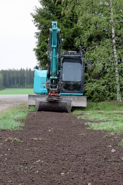 Backhoe Grading in Lodi