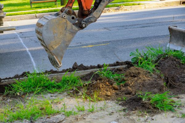 Sewer Line Trenching in Lodi