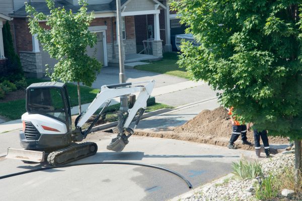 Electrical Line Trenching in Lodi
