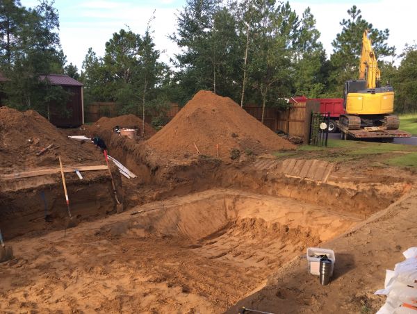 Pool Site Excavation in Lodi