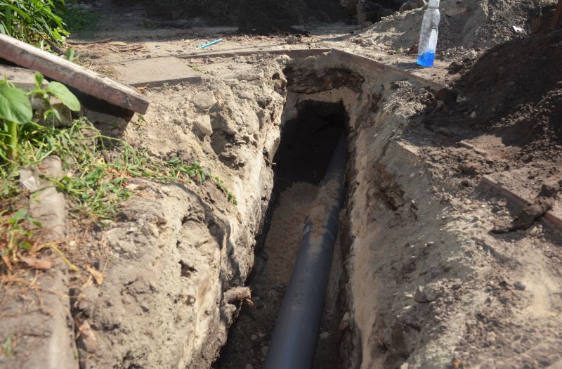 Drainage Trench Excavation